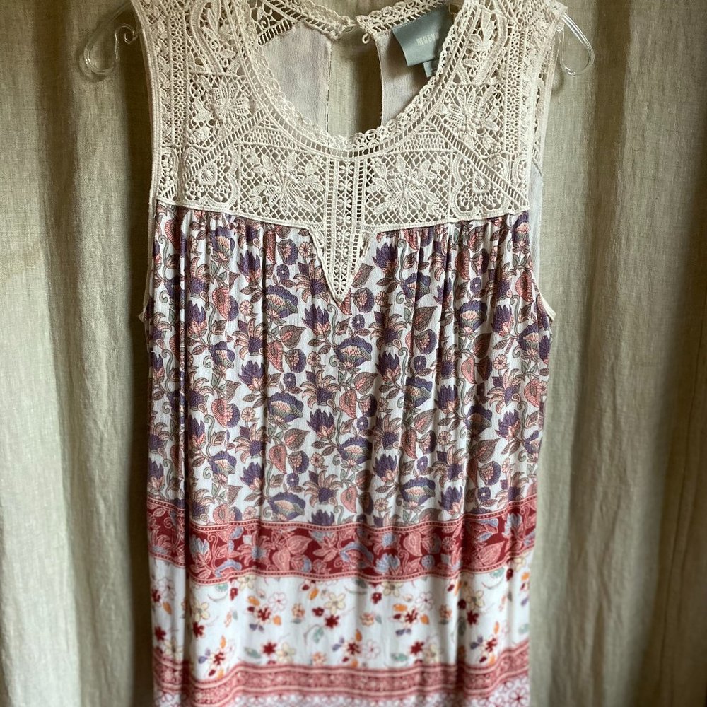 NWOT Anthro Maeve Sleeveless Blouse size L - Picture 1 of 9